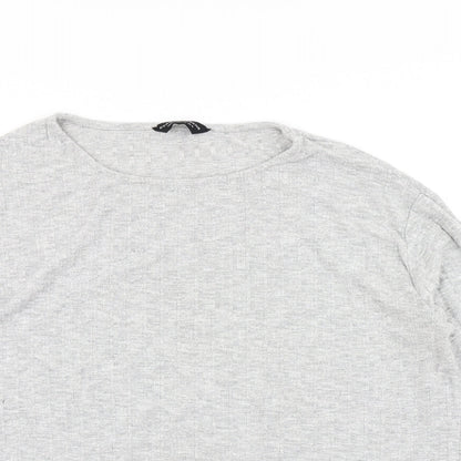 Dorothy Perkins Womens Grey   Basic T-Shirt Size 16