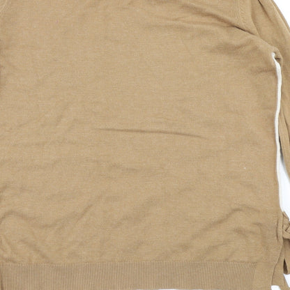 Next Womens Brown  Knit Pullover Jumper Size 10