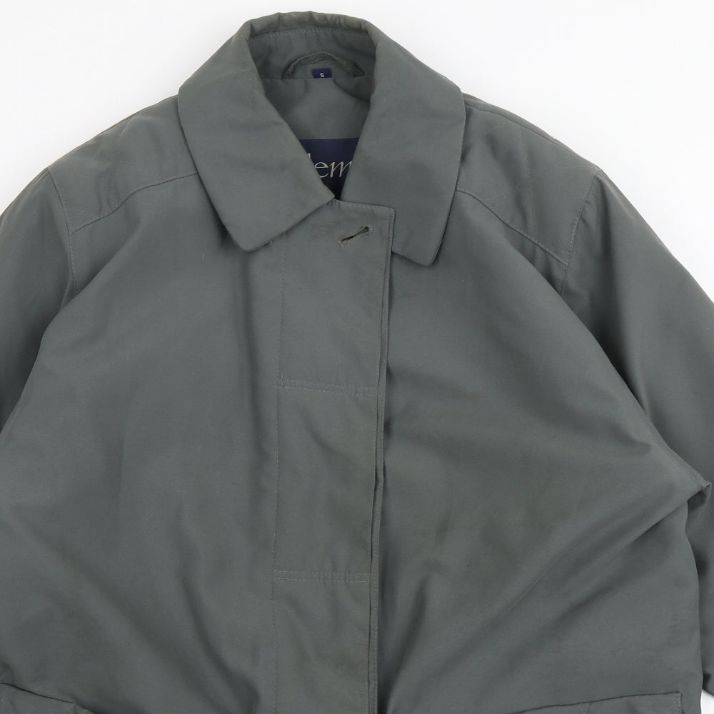 Telemac Womens Green   Overcoat Coat Size S