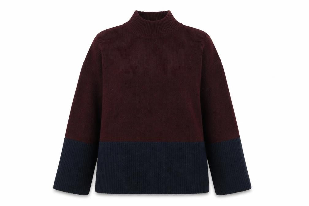 Papaya Womens Purple  Knit Pullover Jumper Size S