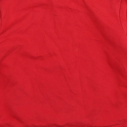 George Boys Red   Pullover Sweatshirt Size 10-11 Years