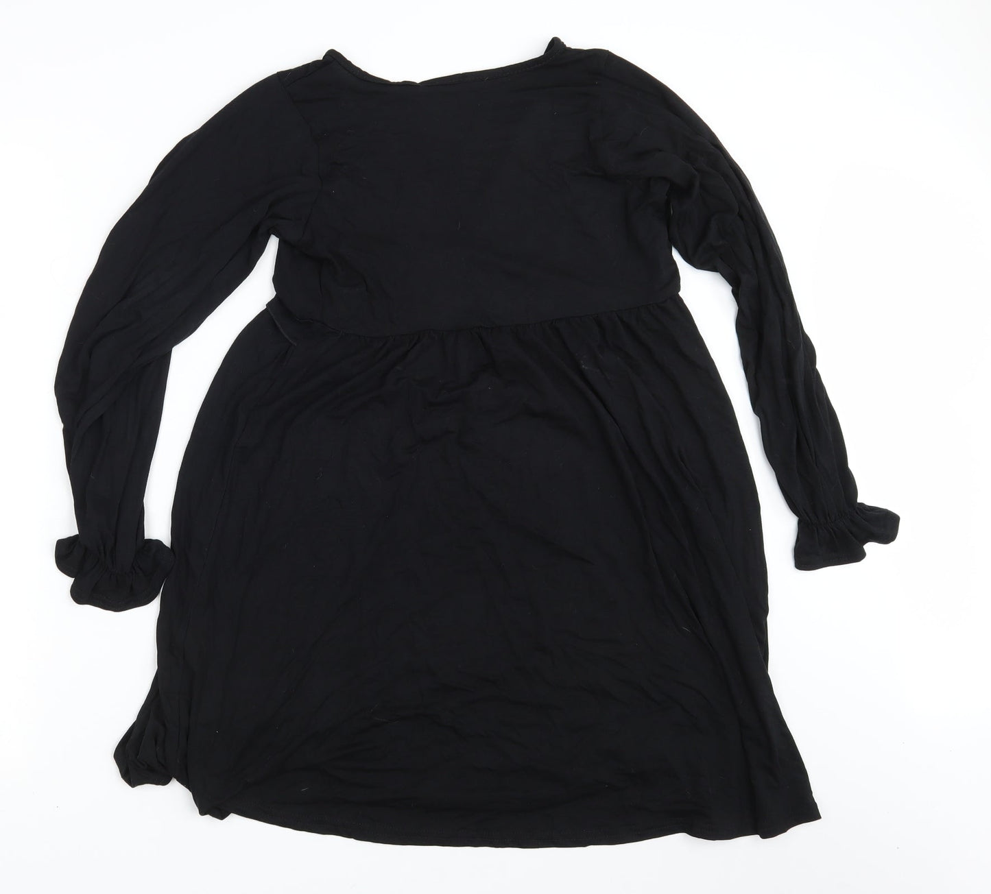 Boohoo Womens Black   T-Shirt Dress  Size 12