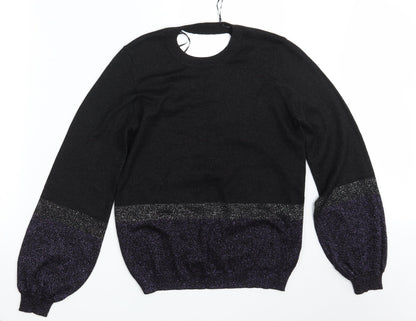 Preloved George Womens Black   Pullover Jumper Size 16 - Front