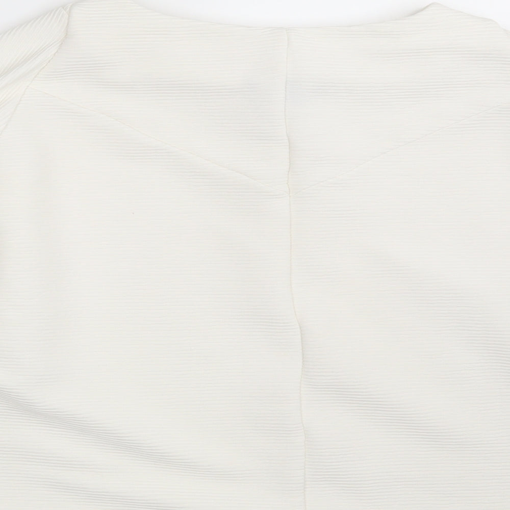 H&M Womens Ivory   Pullover Sweatshirt Size M