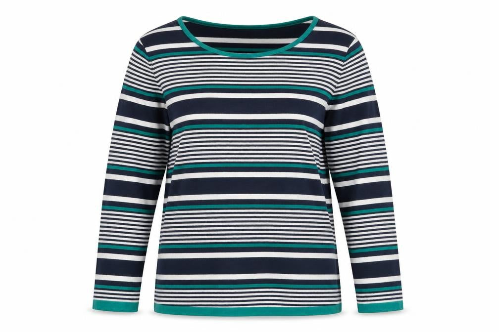 Country Casuals Womens Multicoloured Striped Pullover Sweatshirt Size M