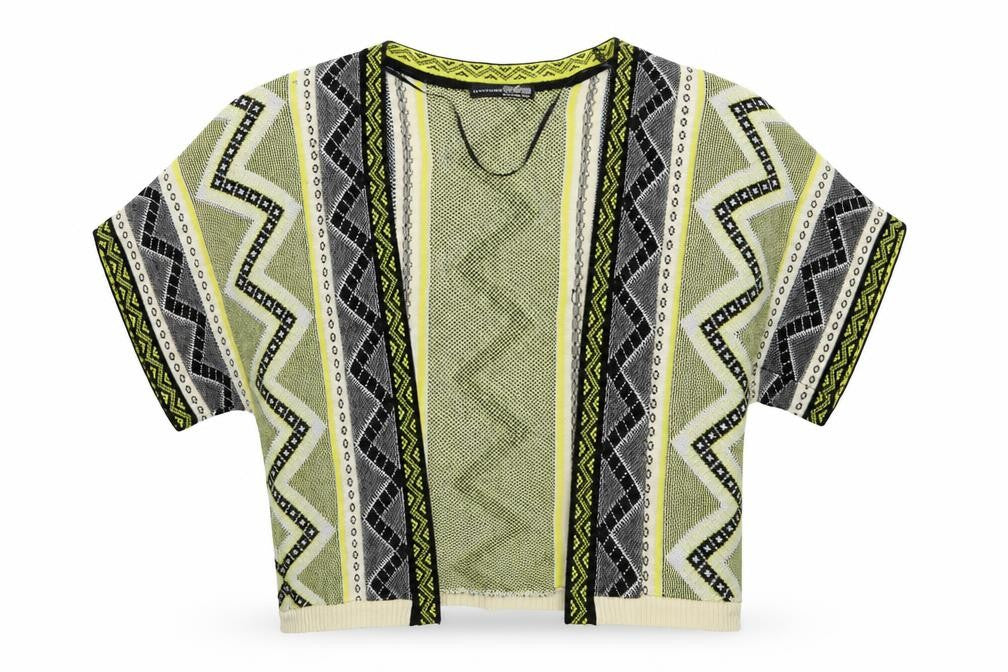 Atmosphere Womens Multicoloured Argyle/Diamond  Wrap Jumper Size 10