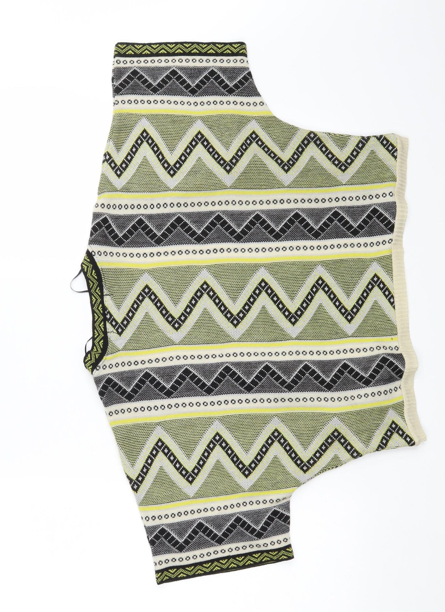 Atmosphere Womens Multicoloured Argyle/Diamond  Wrap Jumper Size 10