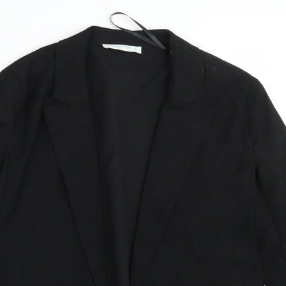 Primark Womens Black   Overcoat Coat Size 6