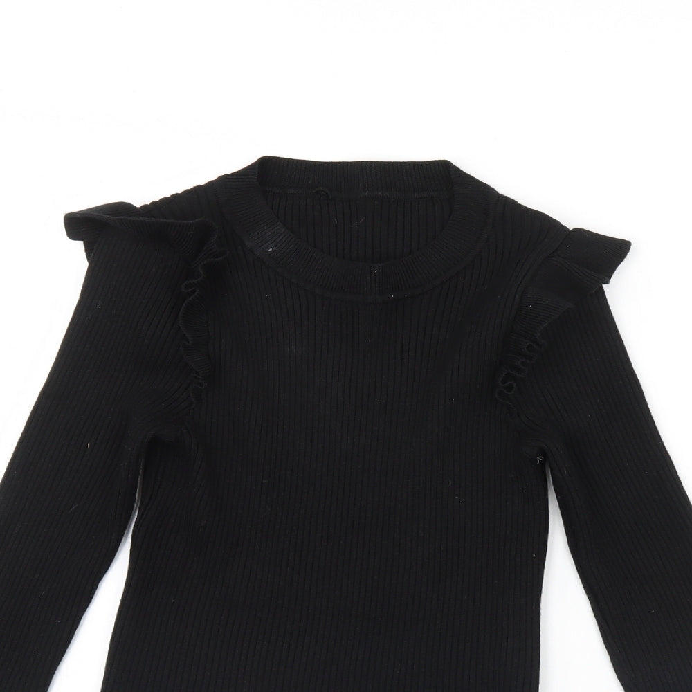 New Look Womens Black   Pullover Jumper Size 12