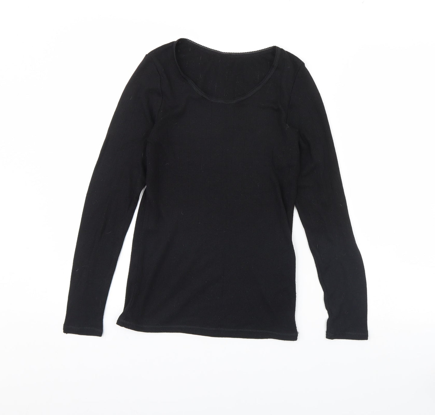 M&s Womens Black   Pullover Jumper Size 12
