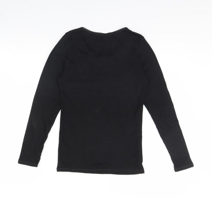 Marks & Spencer Womens Black   Pullover Jumper Size 12