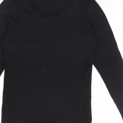 Marks & Spencer Womens Black   Pullover Jumper Size 12