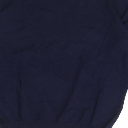 Preloved Nutmeg Mens Blue   Pullover Jumper Size L - Label
