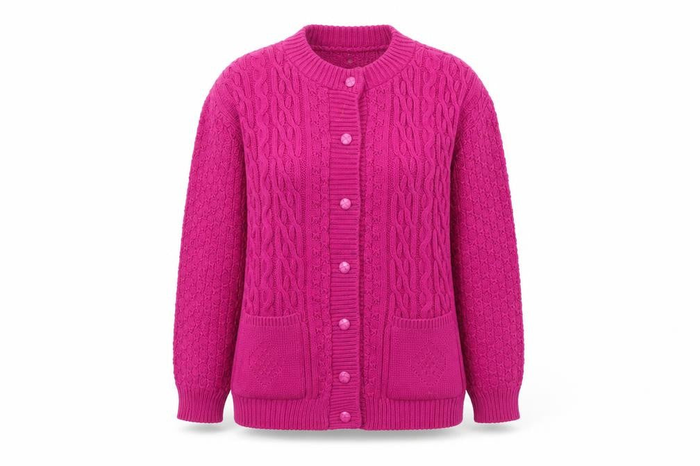 IMight Womens Pink   Cardigan Jumper Size S
