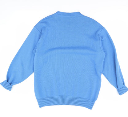 Preloved Heathways  Mens Blue   Pullover Jumper Size M - Front