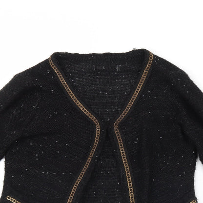 Preloved Select Womens Black   Cape Jumper Size 8 - Detail