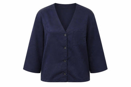 Preworn Womens Blue   Basic Blouse Size 14
