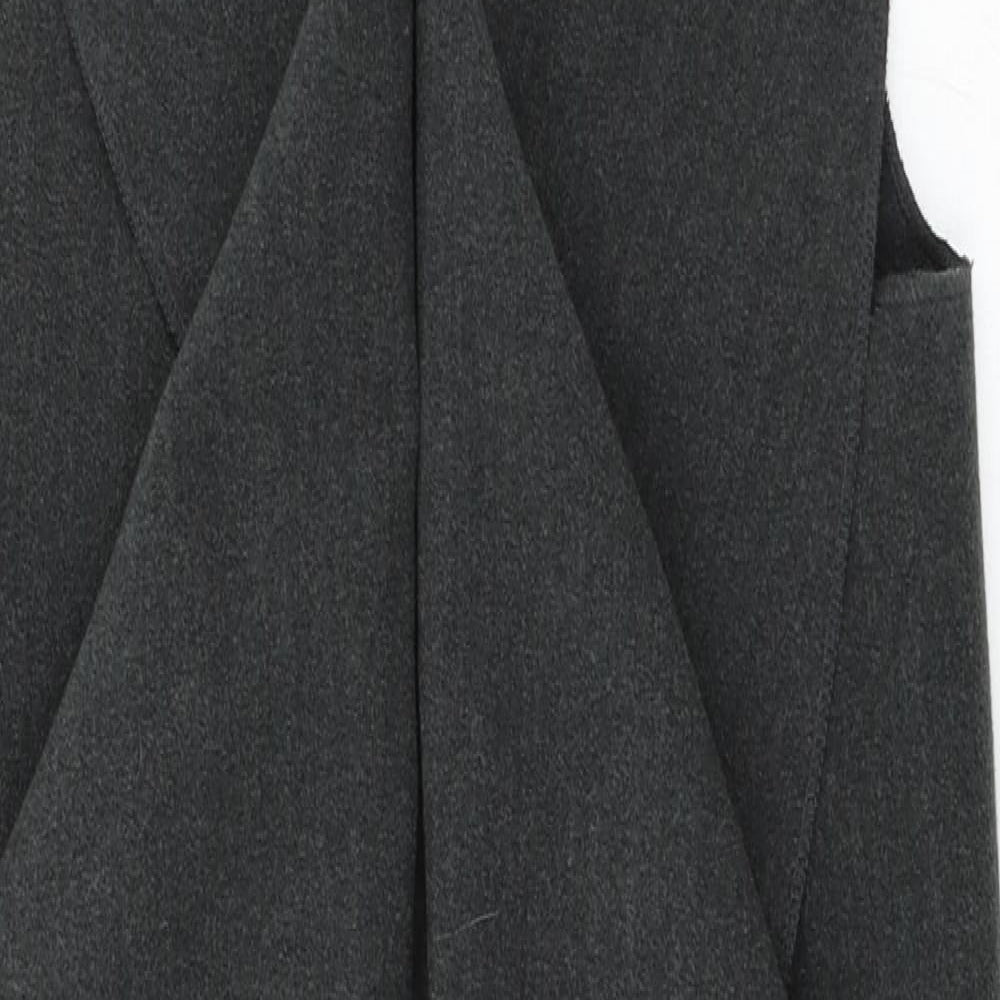 New Look Womens Grey  Fleece Jacket Waistcoat Size M