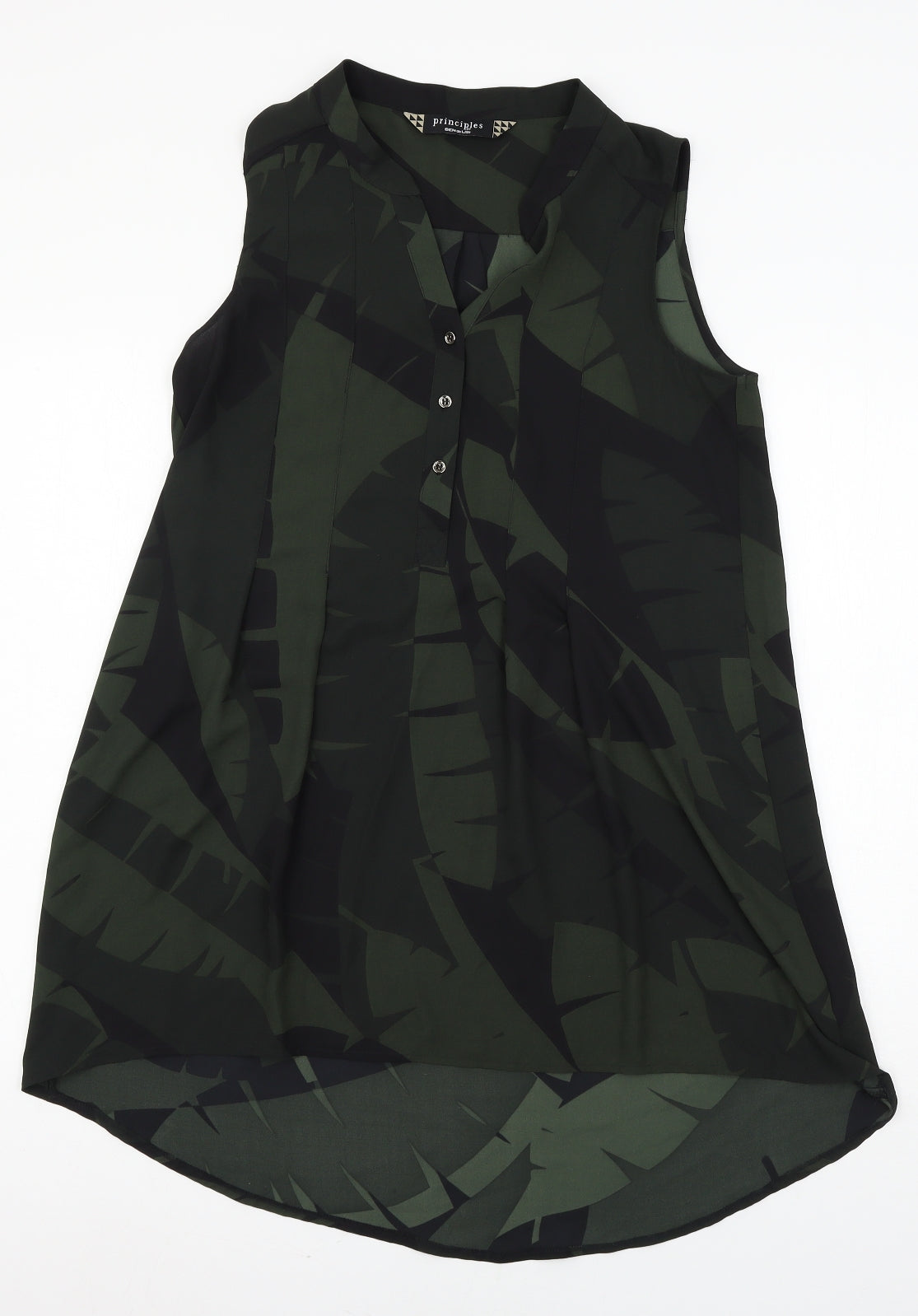 Principles Womens Green   Basic Blouse Size 8