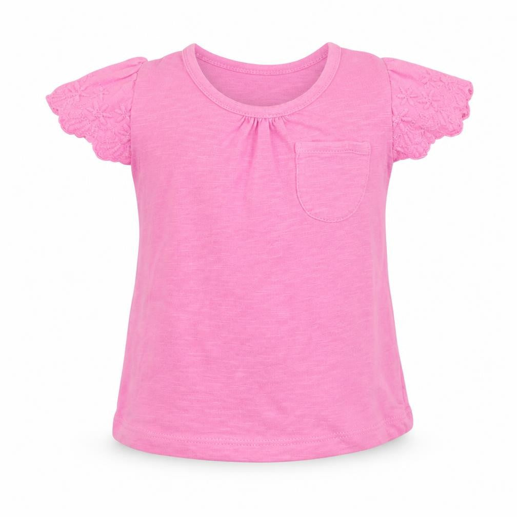 NEXT Girls Pink  Jersey Basic T-Shirt Size 3-6 Months