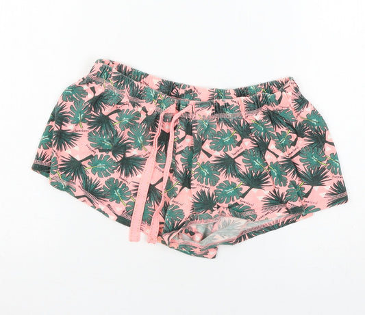 Love to Lounge Womens Pink Floral Jersey Capri Pyjama Pants Size 12  - Love Island