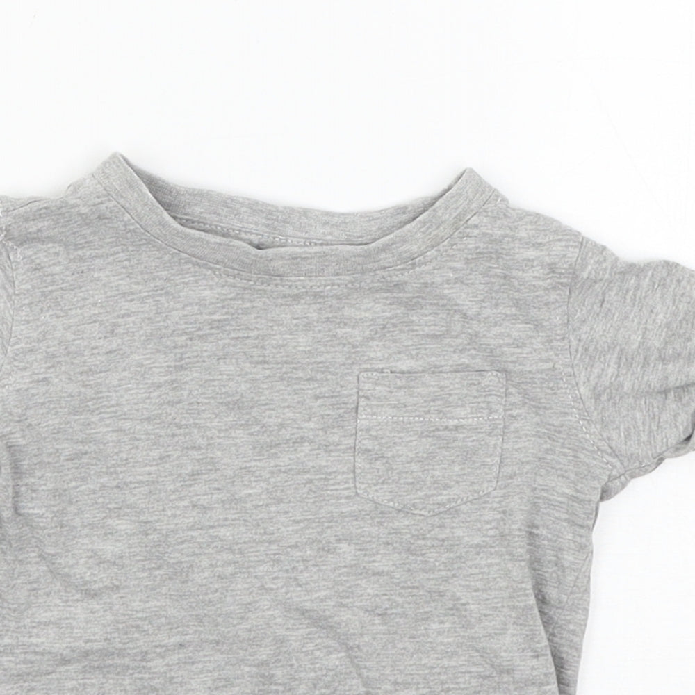 NEXT Boys Grey  Jersey Basic T-Shirt Size 3-6 Months