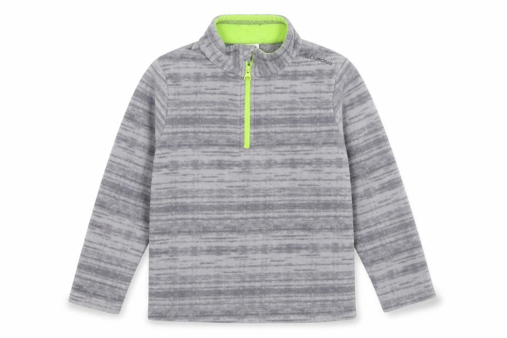 DECATHLON Boys Grey  Fleece Jacket  Size 5 Years