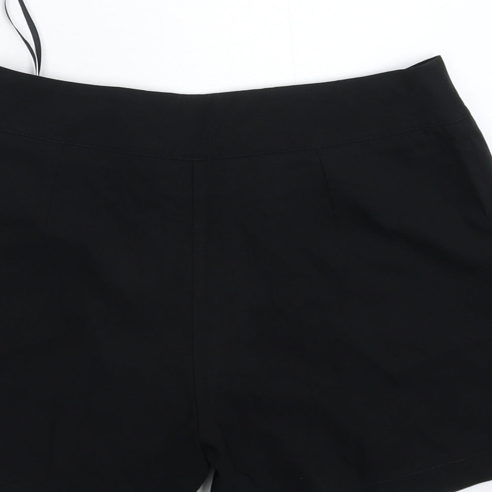 BHS Womens Black   Hot Pants Shorts Size 8