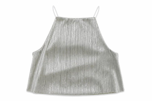 ASOS Womens Silver   Basic Tank Size 8