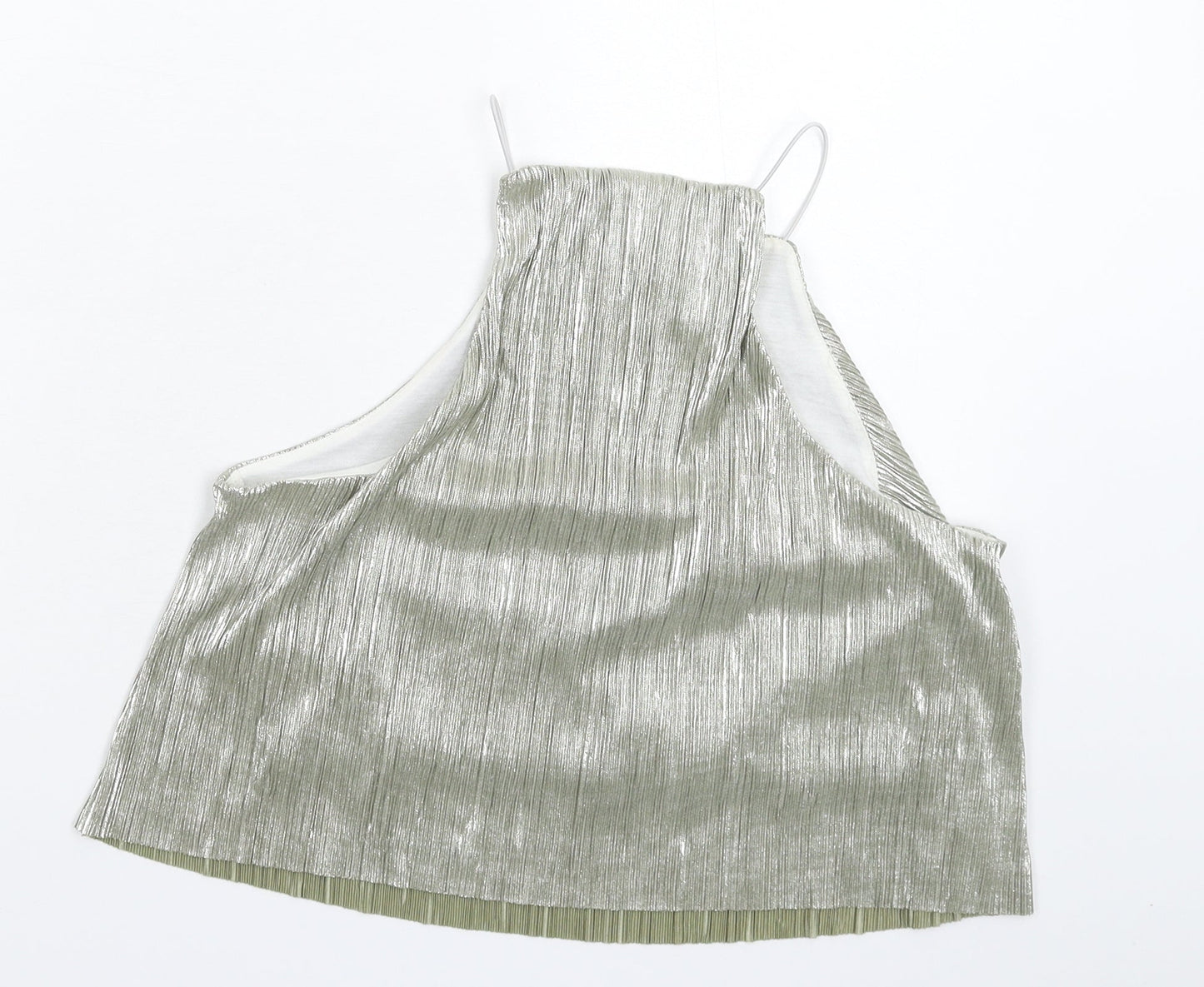 ASOS Womens Silver   Basic Tank Size 8