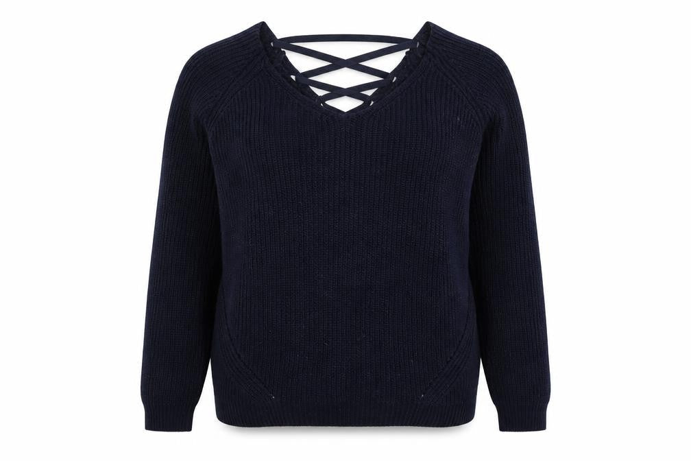 F&F Womens Blue  Knit Pullover Jumper Size 12