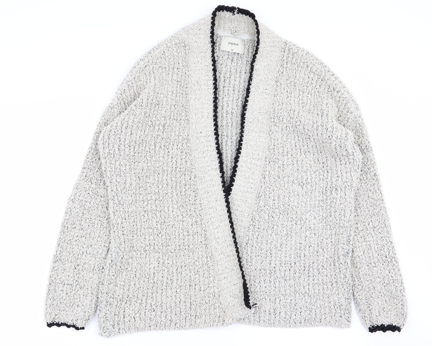 Papaya Womens Grey   Cardigan Jumper Size M