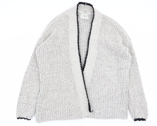 Papaya Womens Grey   Cardigan Jumper Size M