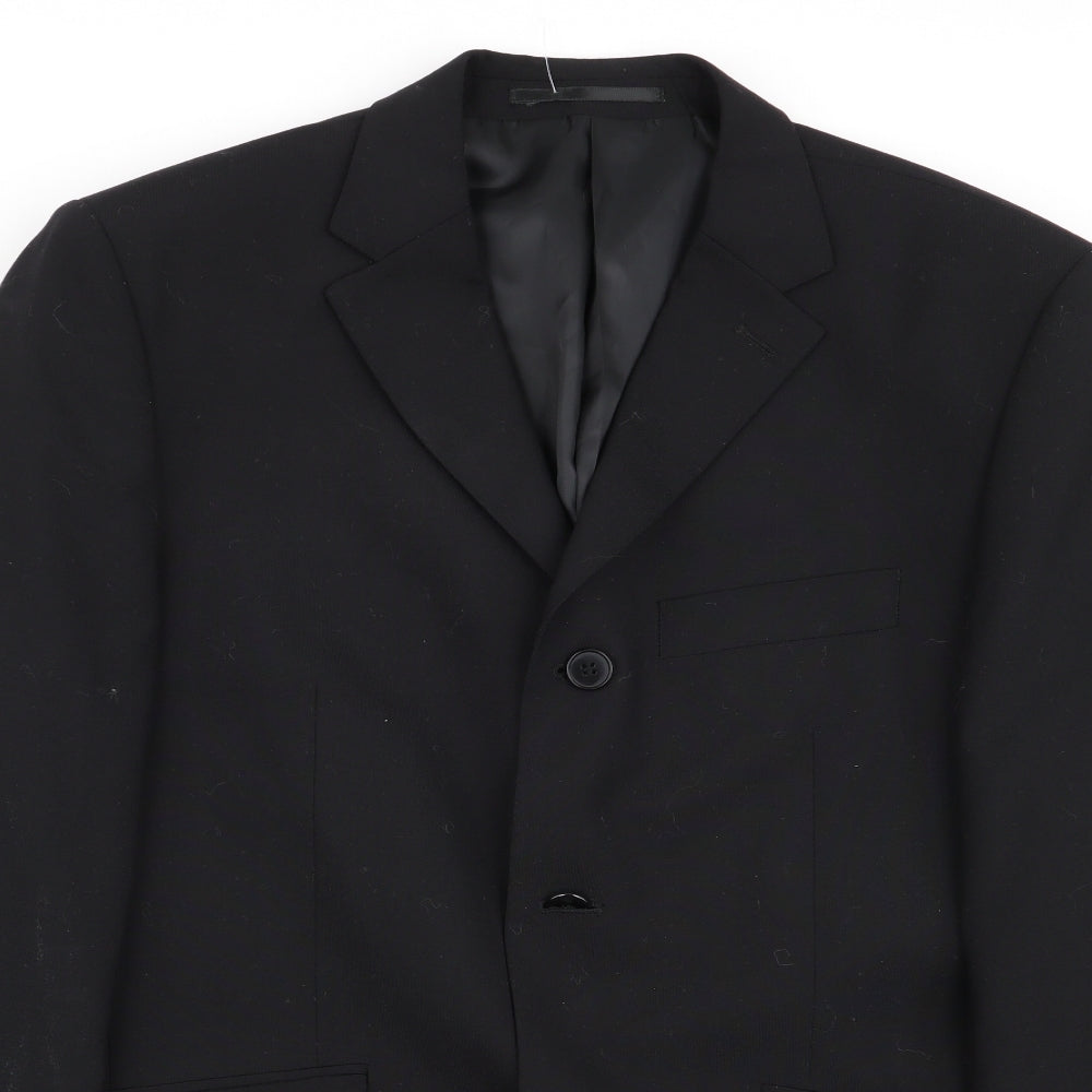 KJ Mens Black   Jacket Blazer Size 38