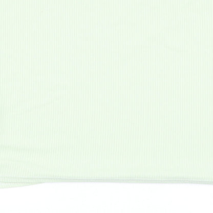 Nasty Gal Womens Green   Basic T-Shirt Size 12