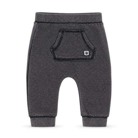 F&F Boys Multicoloured Striped  Jogger Trousers Size 3-6 Months