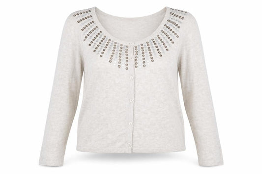 Asda George Womens Beige   Cardigan Jumper Size 12