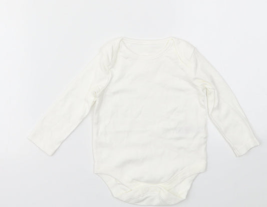 F&F Baby White   Babygrow One-Piece Size 3-6 Months