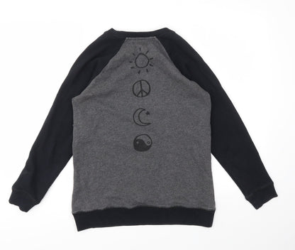 Kendall And Kylie Womens Grey   Pullover Jumper Size XS