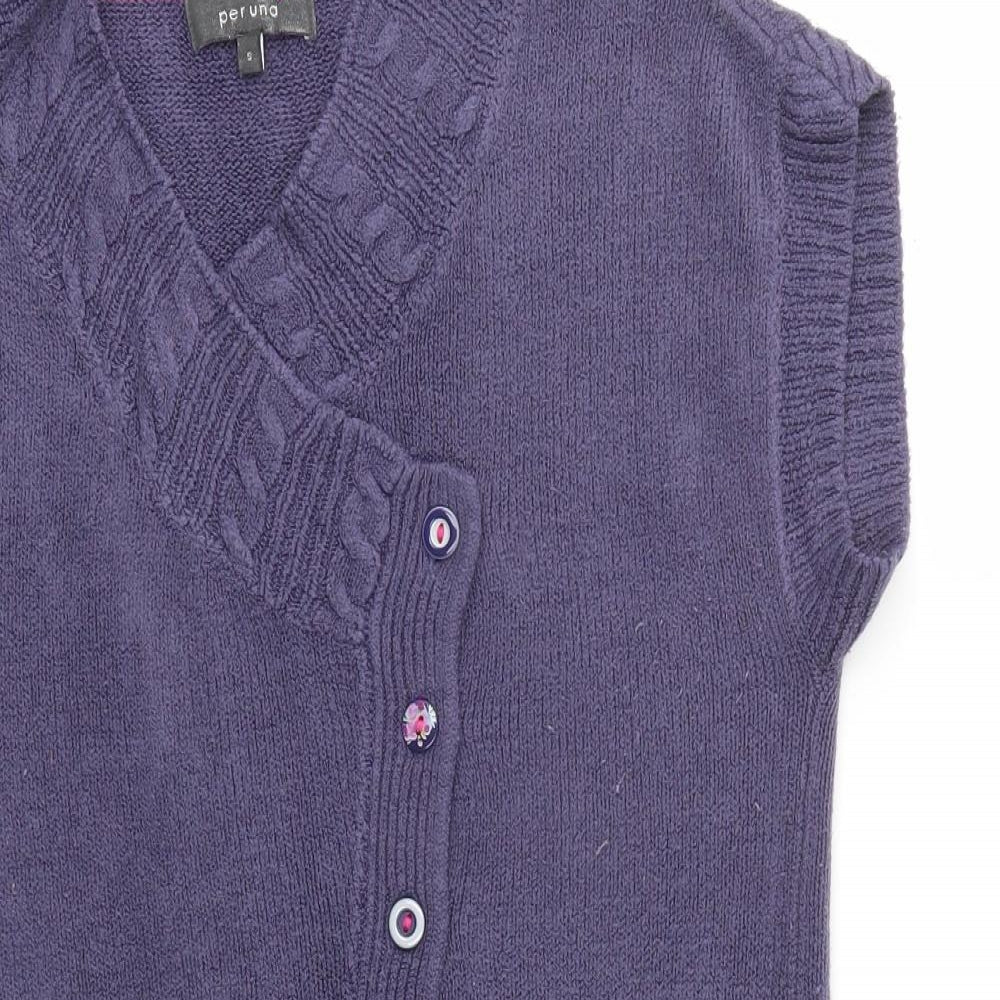 M&S Womens Purple   Pullover Jumper Size S
