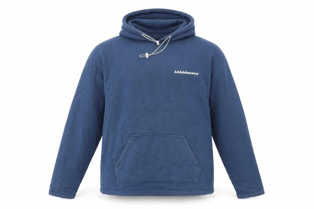 AT NEATO  Mens Blue   Pullover Hoodie Size S