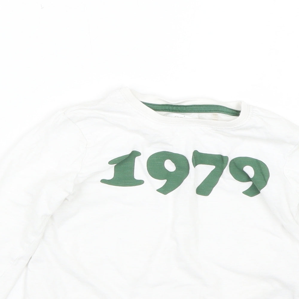 NEXT Boys White   Basic T-Shirt Size 5 Years