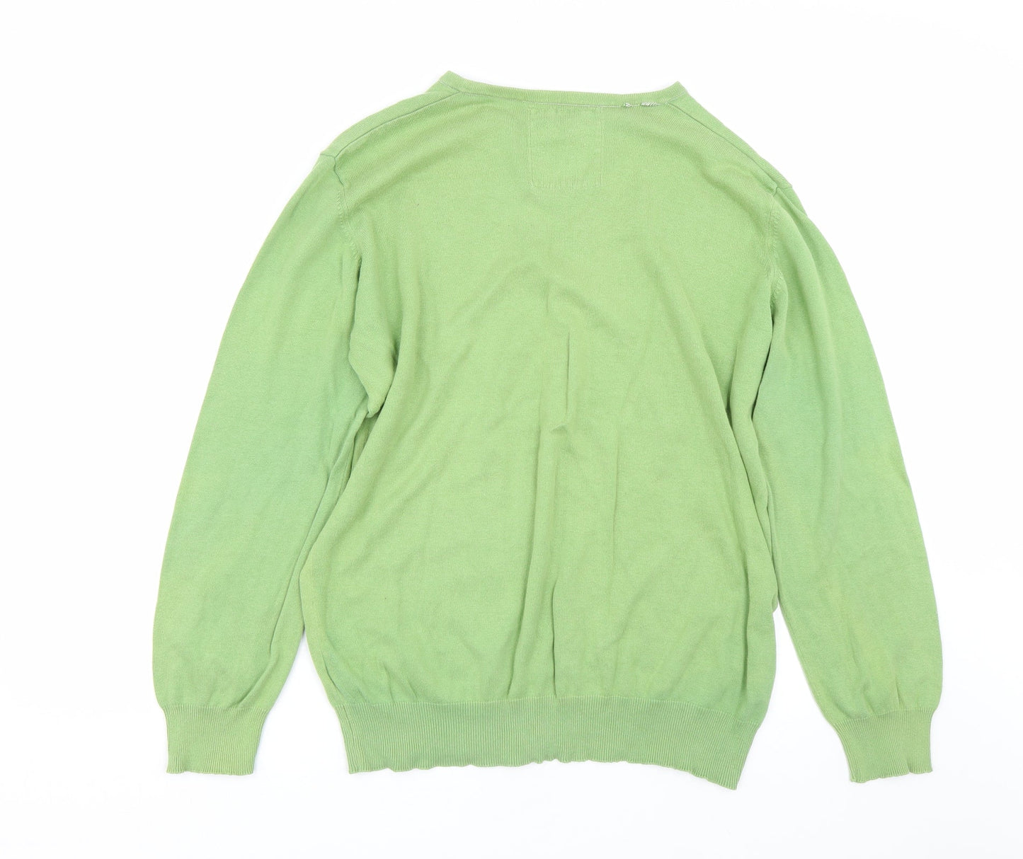 Denim Seventy3 Mens Green   Pullover Jumper Size L
