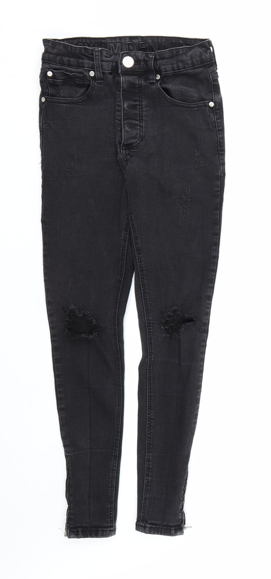 Asylum denim Womens Black   Skinny Jeans Size 30 L27 in