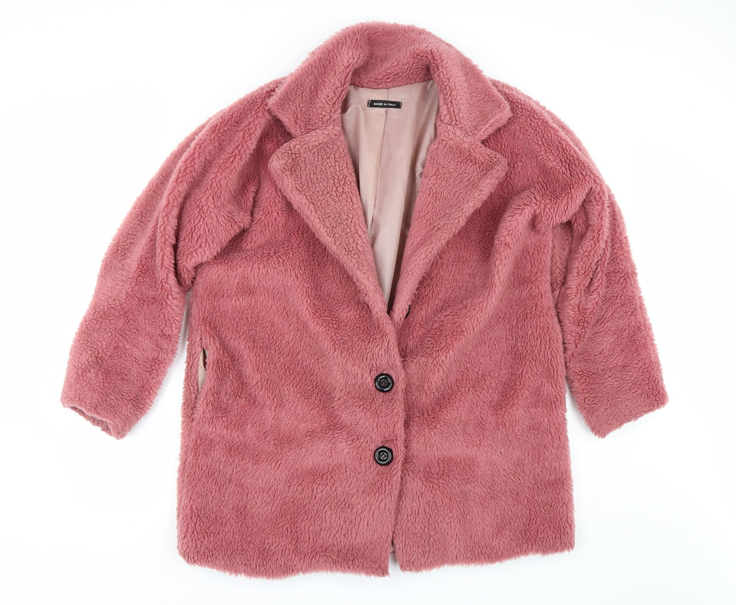 Preworn Womens Pink   Overcoat Coat Size S