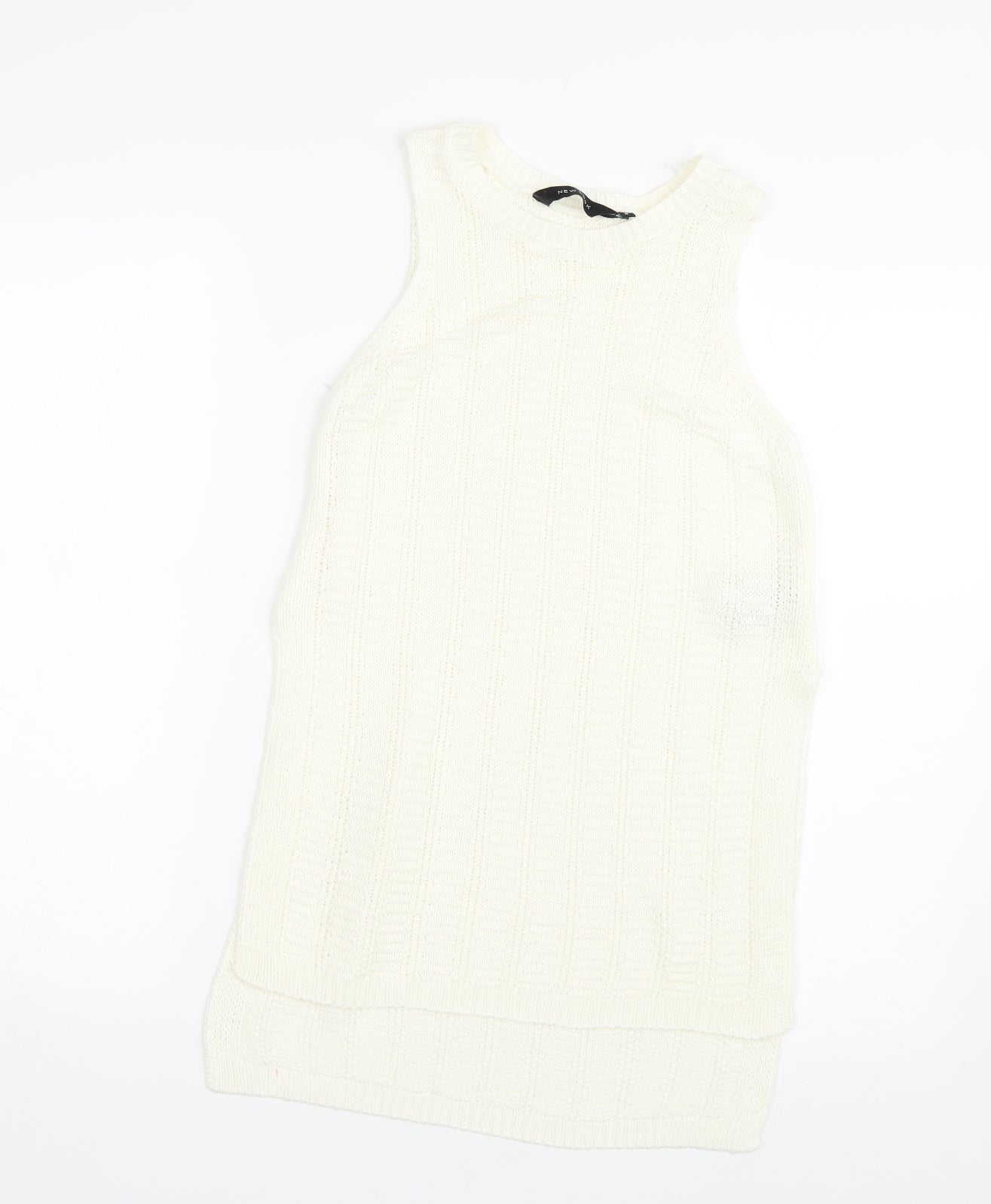 New Look Womens Beige   Basic Tank Size 8