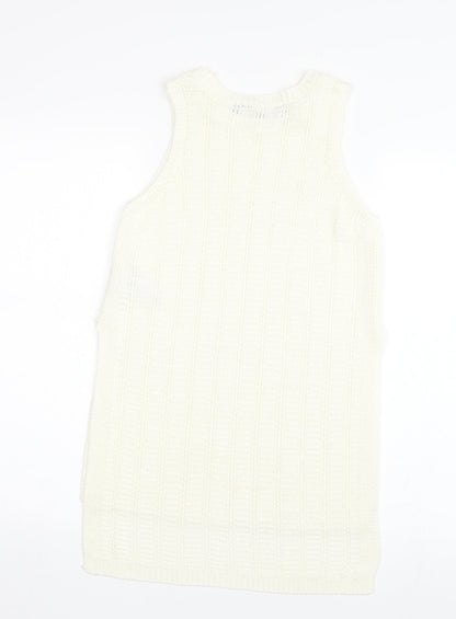 New Look Womens Beige   Basic Tank Size 8