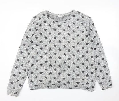 Preloved NEXT Womens Grey   Pullover Jumper Size 14 - Front