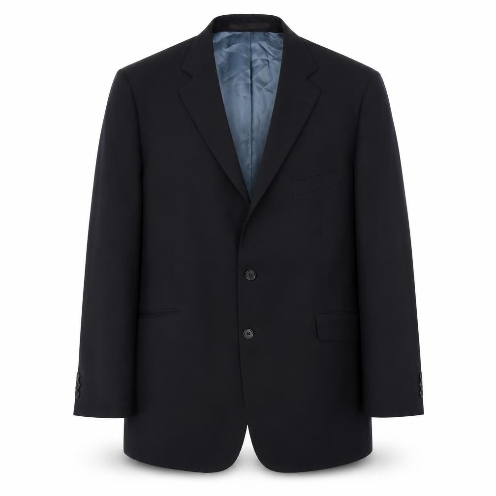 Impressions Mens Blue   Jacket Suit Jacket Size 46