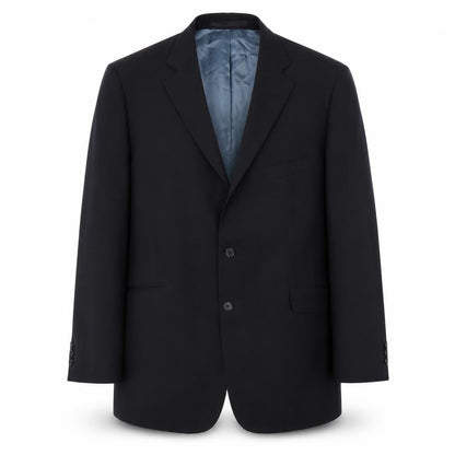 Impressions Mens Blue   Jacket Suit Jacket Size 46